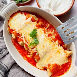 Diabetic-Friendly Pulled Pork Enchiladas