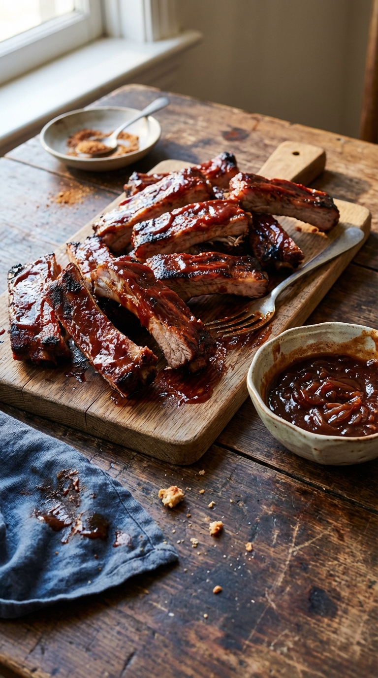 Diabetic-Friendly BBQ Red Wine Ribs
