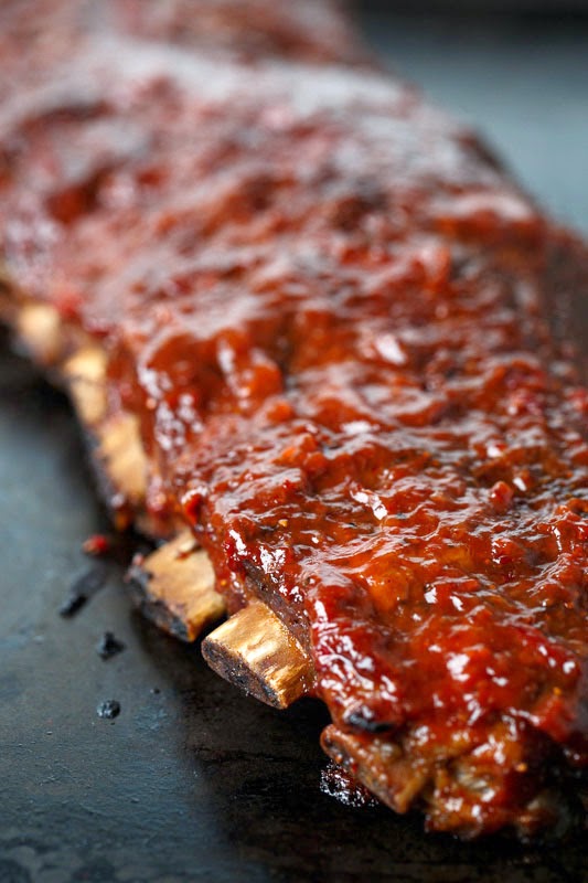 Diabetic-Friendly Slow Cooker BBQ Ribs with Roasted Strawberry BBQ Sauce recipes