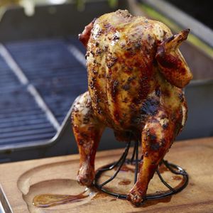 Diabetic-Friendly Vertically Grilled Whole Chicken