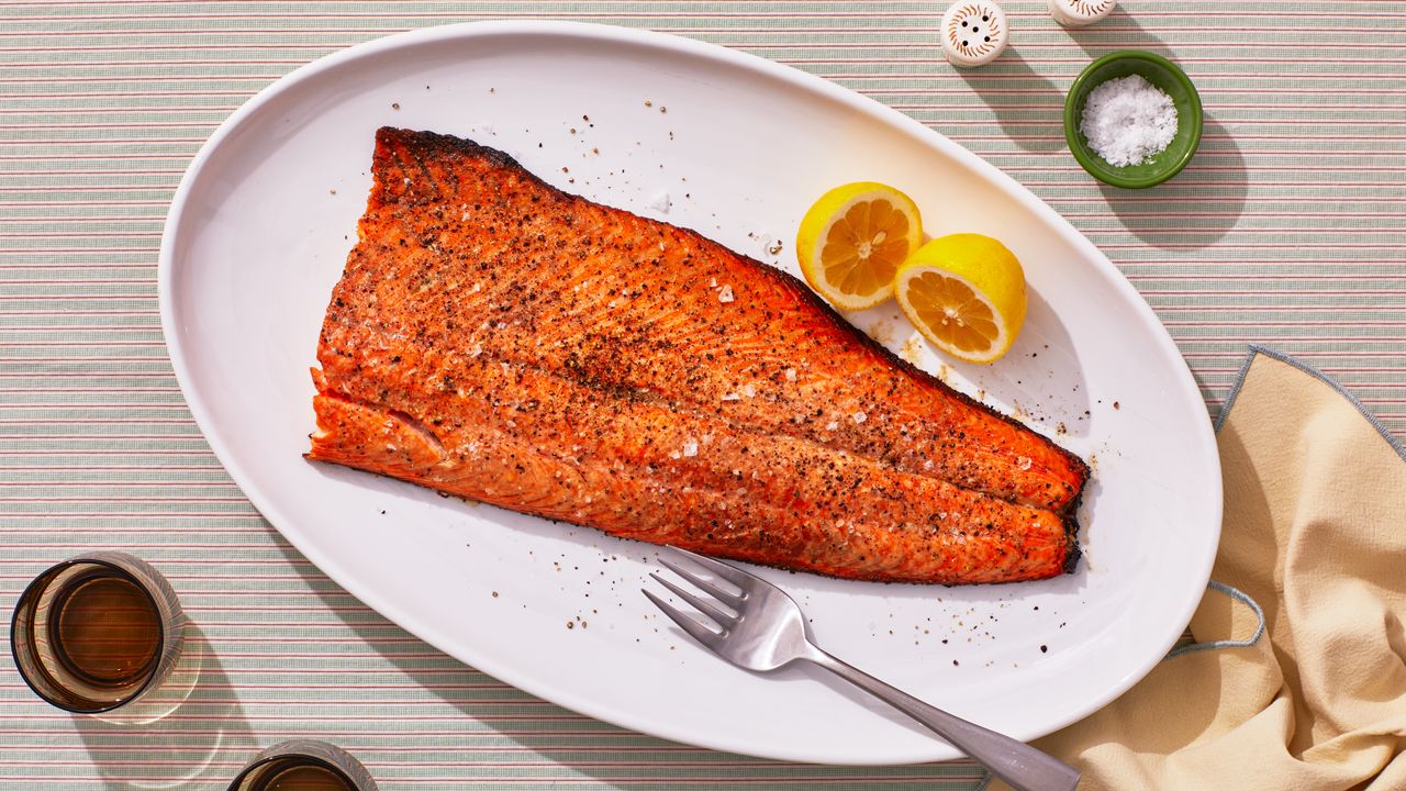 Diabetic-Friendly Grilled Side of Wild Salmon