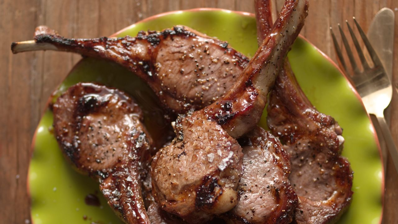 Diabetic-Friendly Guinness-Glazed Lamb Chops