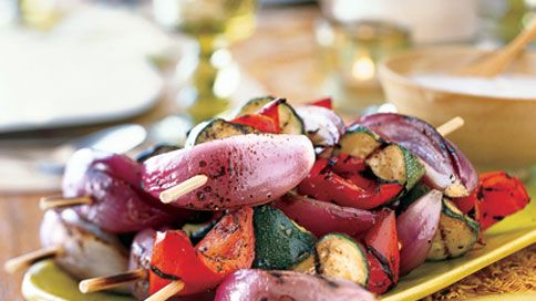 Diabetic-Friendly Grilled Vegetables With Mint Raita