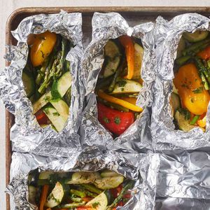 Diabetic-Friendly Grilled Vegetables In Foil