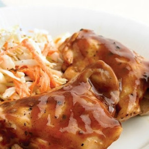 Diabetic-Friendly BBQ Chicken in the Microwave with Coleslaw recipes